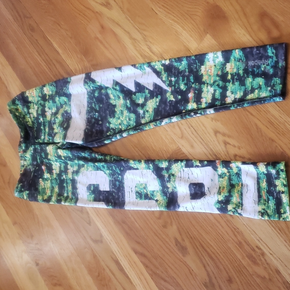 Reebok leggings sequin print